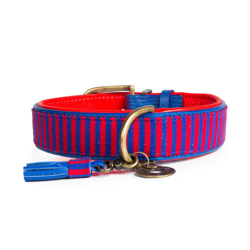 Gestreepte Mr Clooney Halsband - Dog with a Mission Gestreepte Mr Clooney Halsband - Dog with a Mission