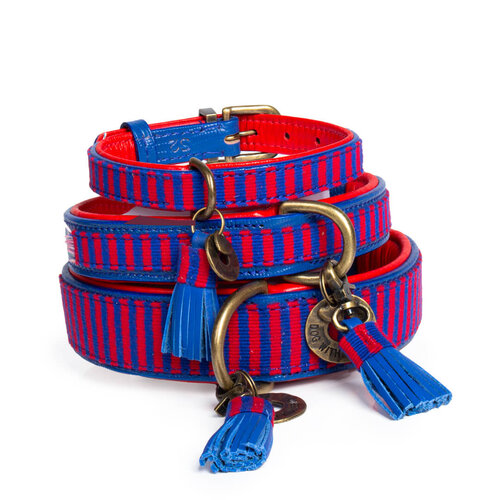 Gestreepte Mr Clooney Halsband - Dog with a Mission Gestreepte Mr Clooney Halsband - Dog with a Mission