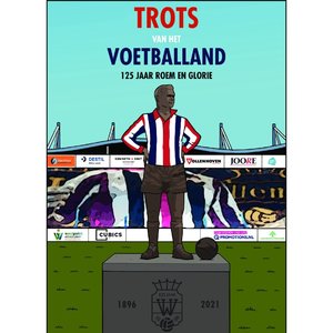 Stripboek: ‘Trots van het voetballand, 125 jaar roem en glorie’