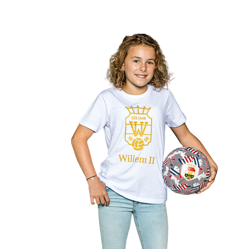 Willem II 125 jaar Kids T-shirt - Wit
