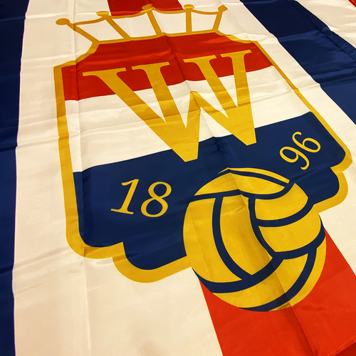 Willem II Vlag - Rood/Wit/Blauw