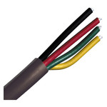 GT CABLE COAX MULTI 4 COLOURED 100M PATC NOIR - EXT CUIVRE - 120 dB