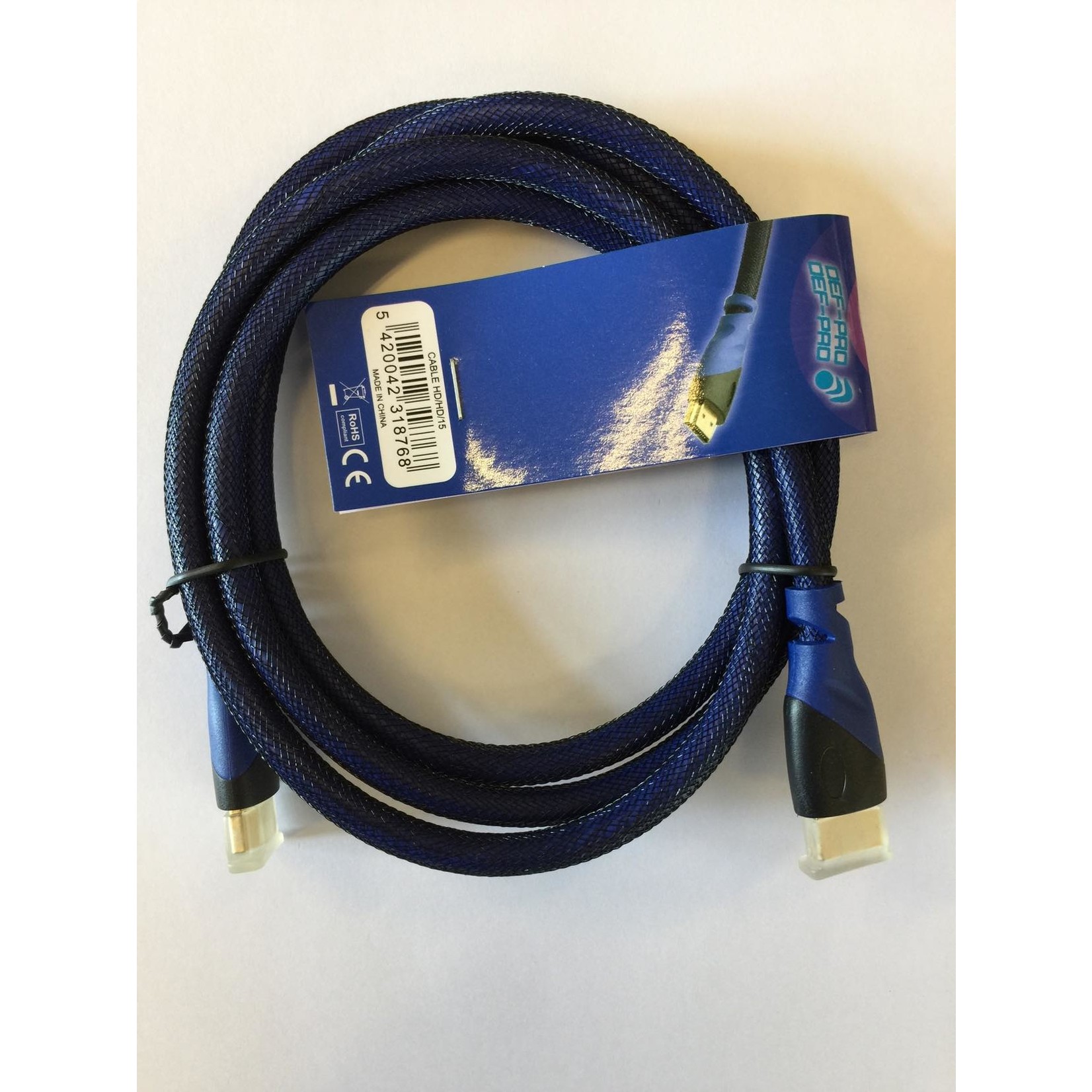 DEFISAT CABLE HDMI-HDMI - Version 1.3B de 1m50 - VRAC