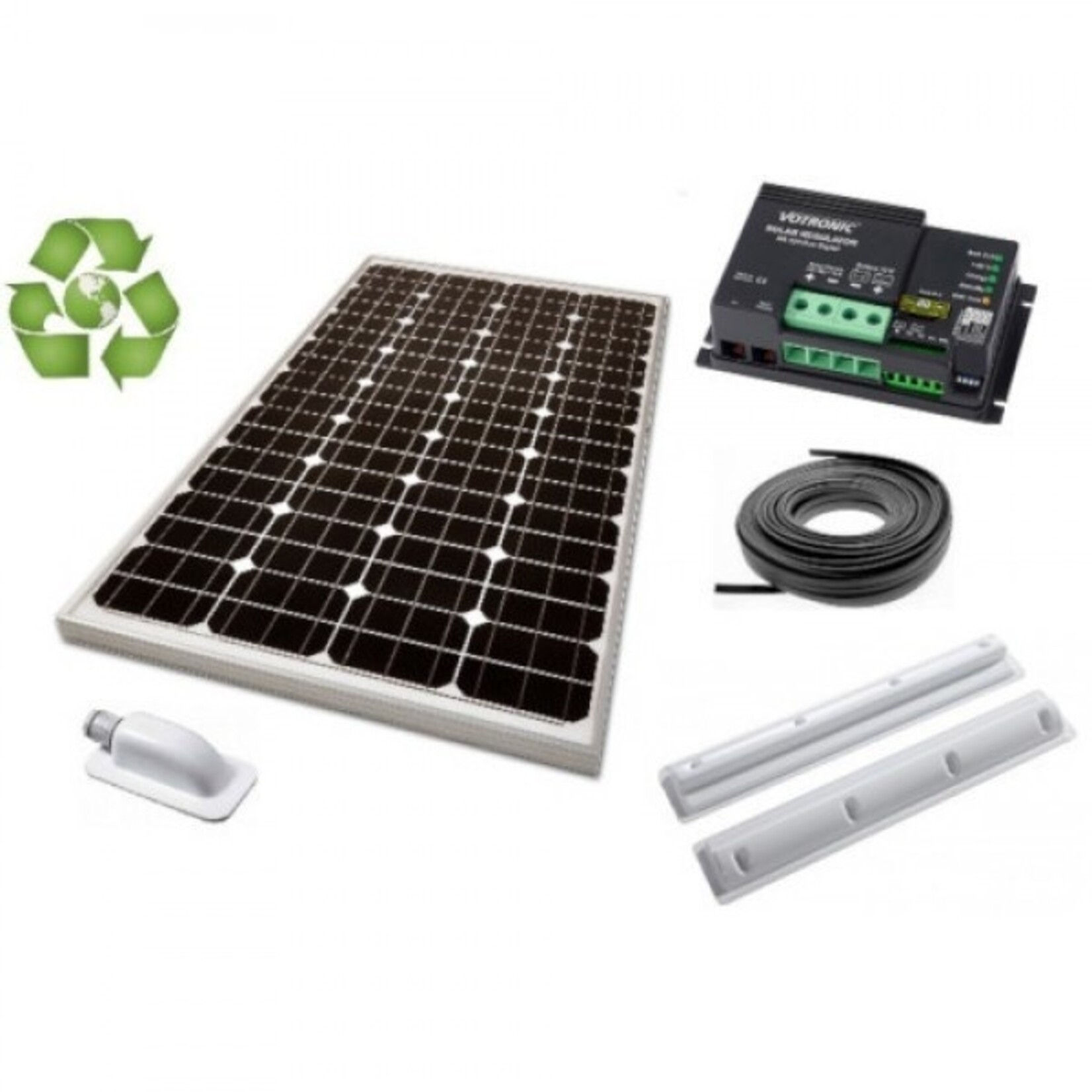 DENSON DENSON - SOLAR KIT 140W - PANEEL - KABEL 5M - OMVORMER - BEV