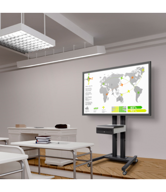 Vogel's Professional SET TD 1584  Verrijdbare Vloerstandaard Zwart