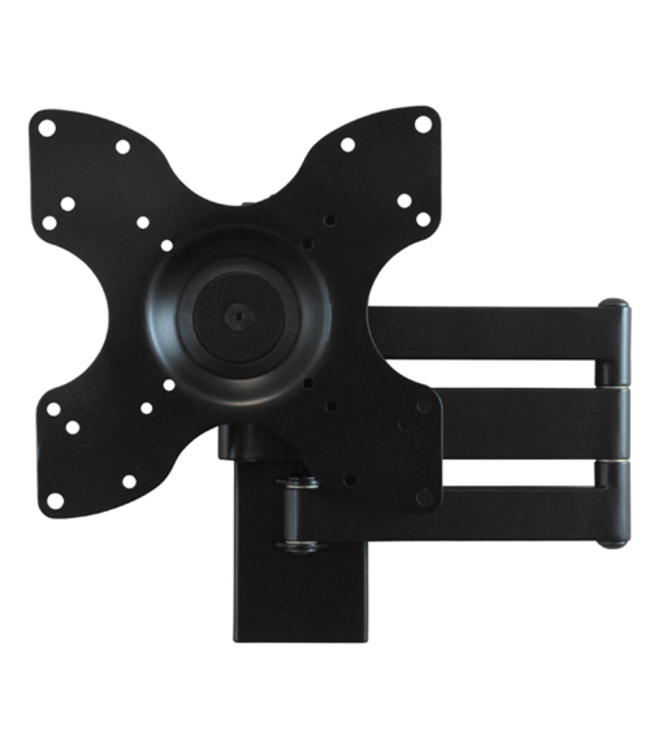 DQ Wall-Support Rotate Triple L Black TV Wall Bracket