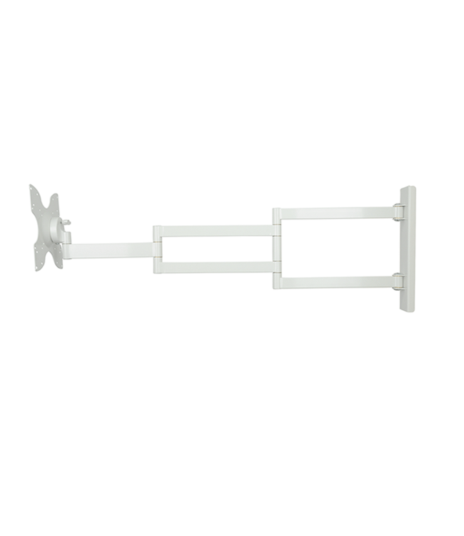 DQ Wall-Support 2e Kansje - Rotate XL 98,5 cm TV Beugel Wit