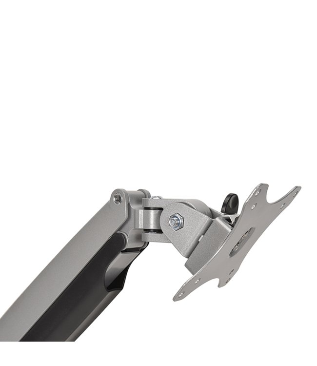 DQ Wall-Support Monitorarm Nika Silver- with gas spring
