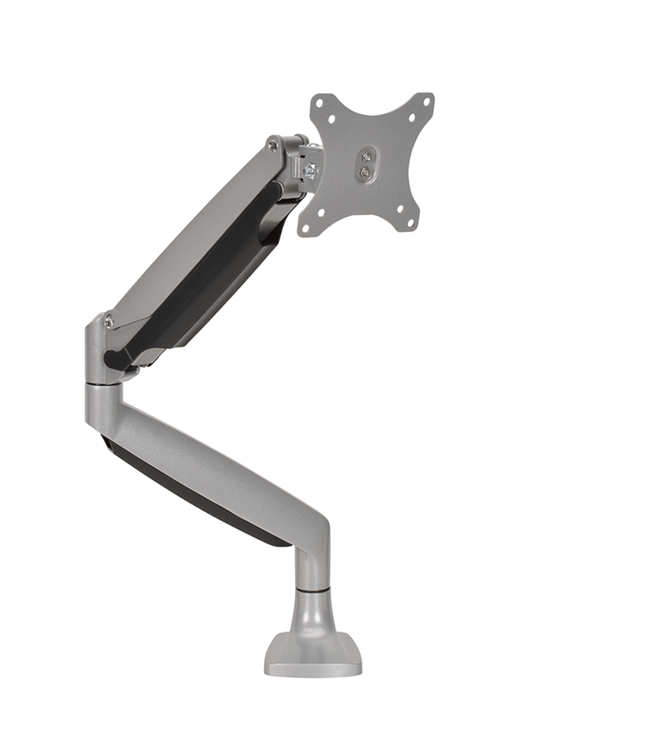 DQ Wall-Support Monitorarm Nika zilver- met gasveer