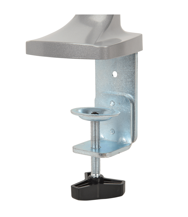 DQ Wall-Support Monitorarm Nika Silver- with gas spring