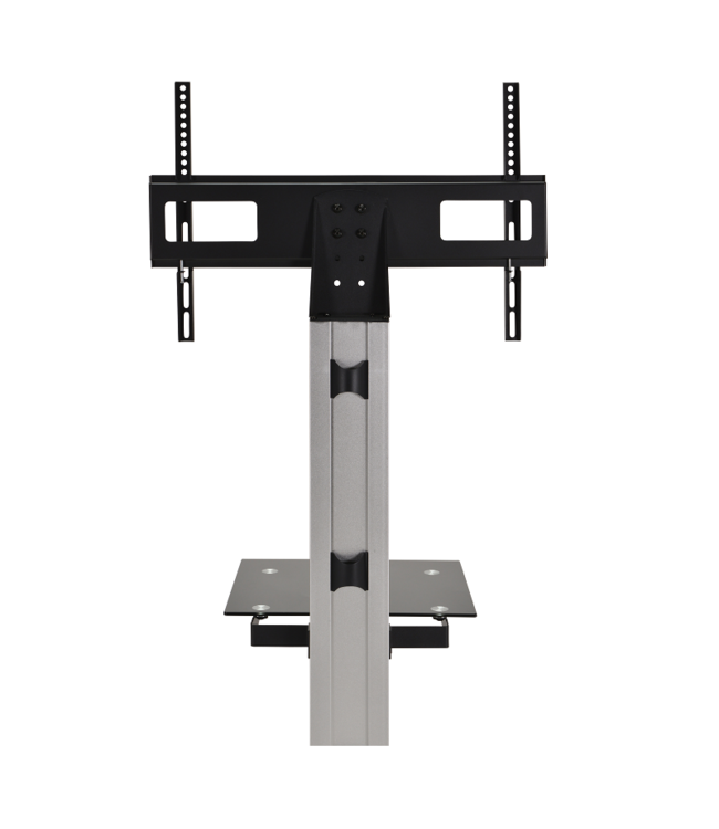 DQ Wall-Support Mobile TV Stand Adrian 2 Silver