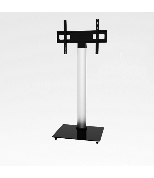 DQ Wall-Support Mobile TV Stand Adrian 2 Silver