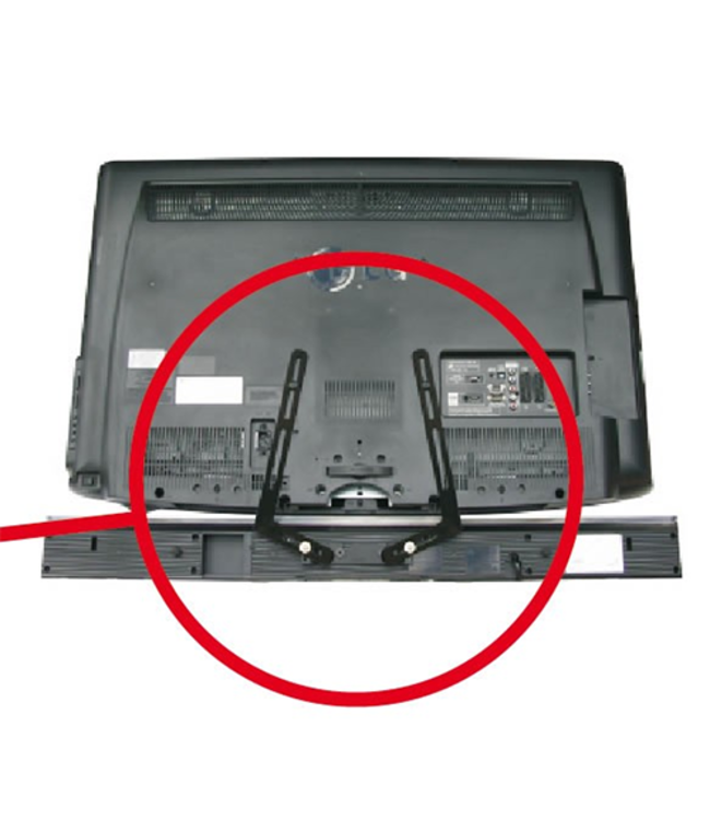 MyWall Universele Soundbar Steun Zwart