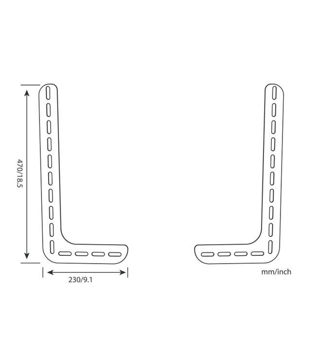 MyWall Universal Soundbar Mount