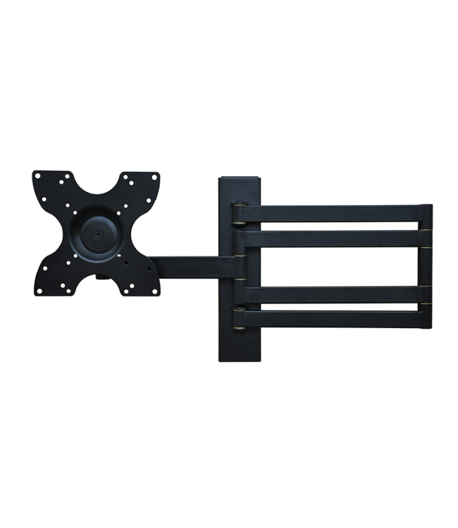 DQ Wall-Support 2e Kansje Rotate XL 98,5 cm Draai- en Kantelbare TV Beugel Zwart