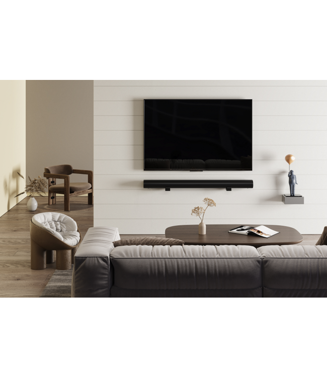 DQ Wall-Support DQ Hektor TV soundbar/speaker beugel zwart