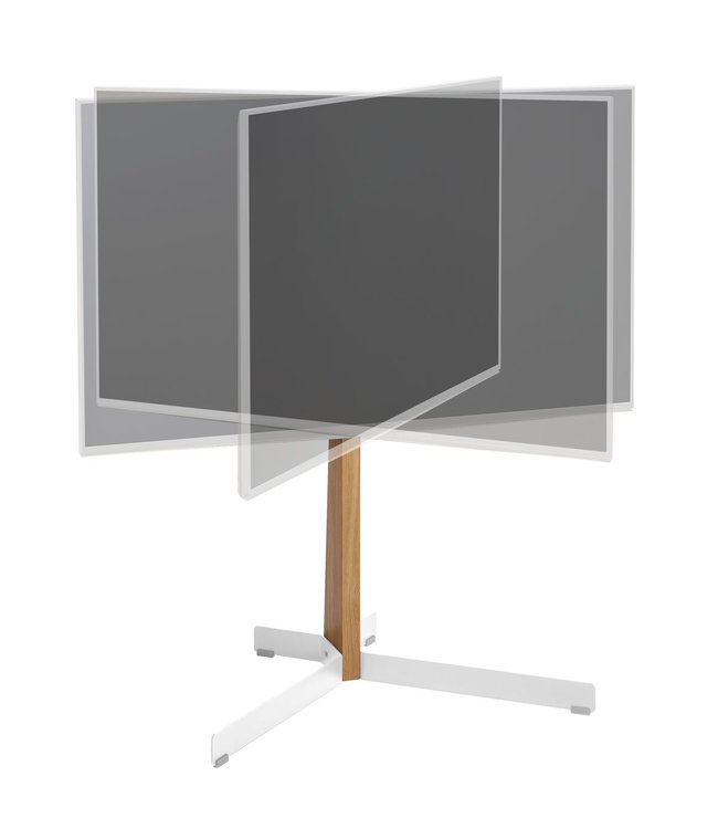 Vogel's TVS 3695 Vloerstandaard Eiken en Staal Wit