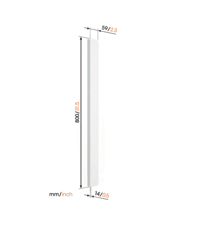 Vogel's CABLE COVER WHITE