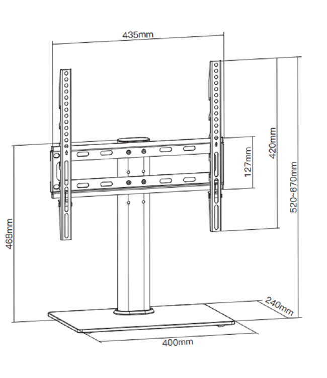 XTRARM TS1015 table stand