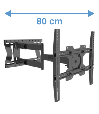  XTRARM Tantal 80 cm Fixed 400 TV bracket Black - Copy