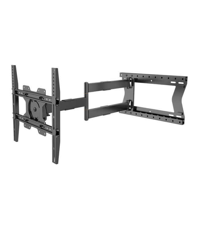 DQ Wall-Support 2e Kansje Hercules 2.0 80 cm Flex VESA 400 TV Beugel zwart