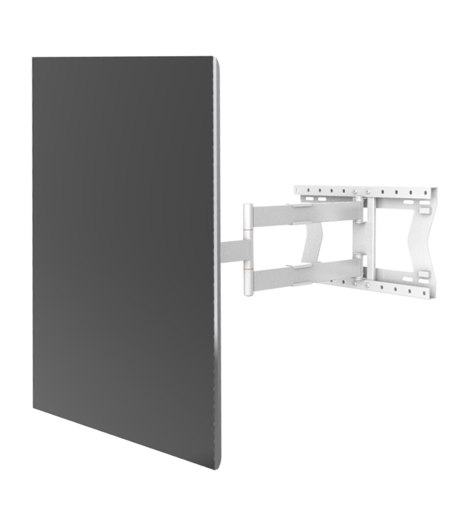 XTRARM 2e Kansje Tantal 80 cm Flex VESA 400 TV Beugel wit