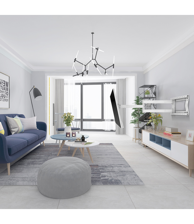 XTRARM 2e Kansje Tantal 80 cm Flex VESA 400 TV Beugel wit