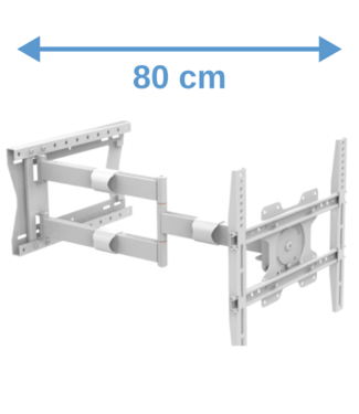  XTRARM Tantal 80 cm Flex 400 TV bracket White - Copy