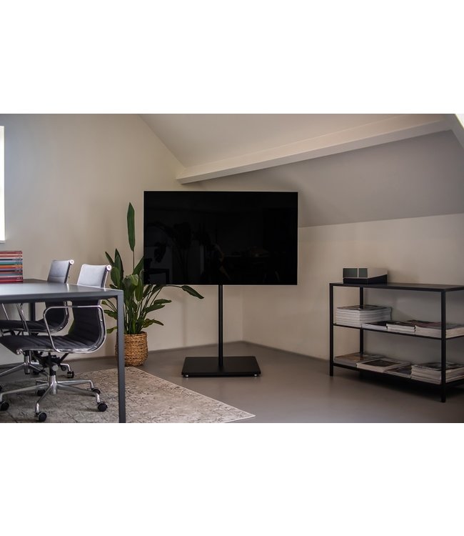 XTRARM Atria TV standaard zwart vierkant