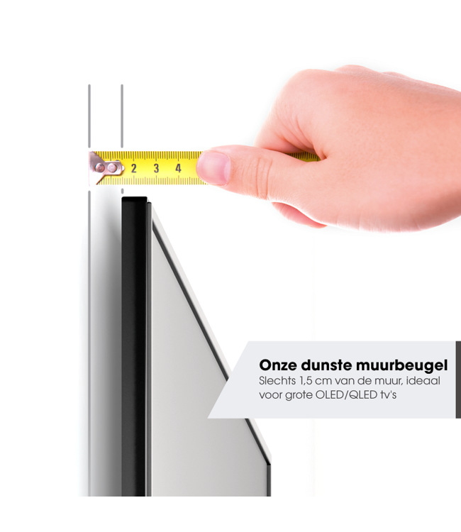 Vogel's TVM 5405 Vaste tv-beugel 32 -77 inch platinumgrijs