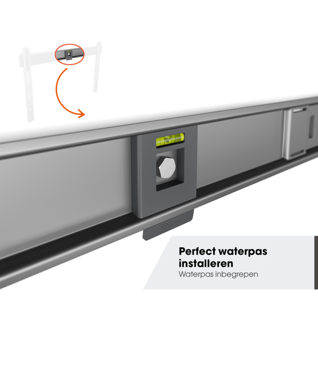 Vogel's TVM 5405 Vaste tv-beugel 32 -77 inch platinumgrijs