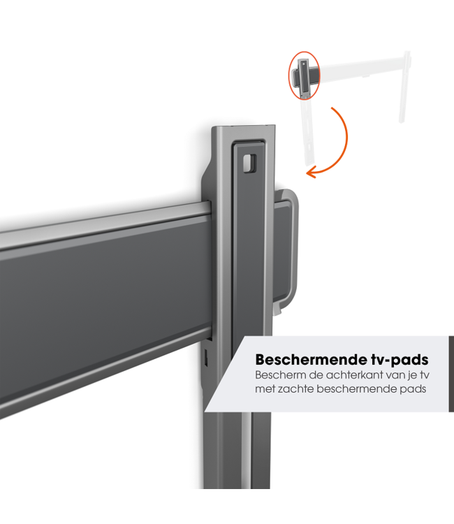 Vogel's TVM 5605 Vaste tv-beugel 40 -100 inch platinumgrijs