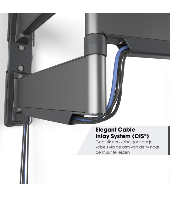 Vogel's TVM 5855 Draaibare tv-beugel  55 -100 inch platinumgrijs