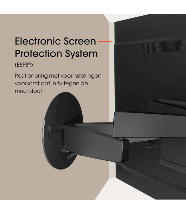 Vogel's TVM 7675 Elektrische tv-muurbeugel (zwart)