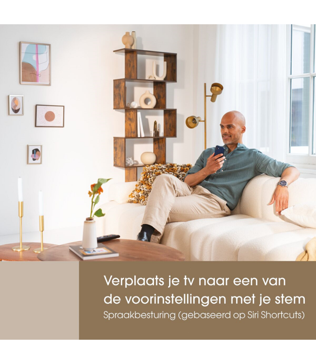 Vogel's TVM 7675 Elektrische tv-muurbeugel (zwart)