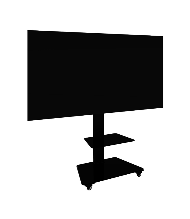 DQ Wall-Support Mobile TV Stand Adrian 1 Black