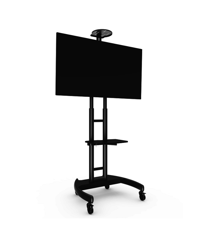 DQ Wall-Support Mobile TV Stand Filia Black