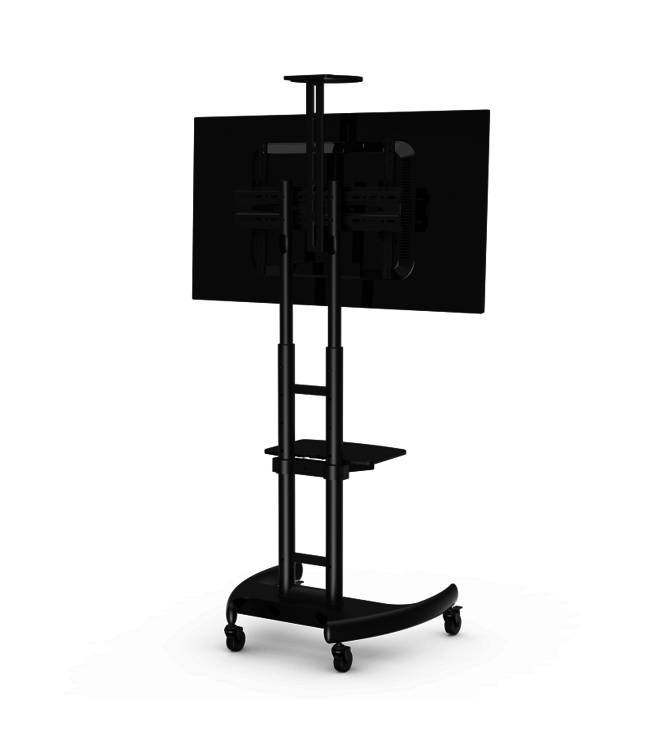 DQ Wall-Support Mobile TV Stand Filia Black