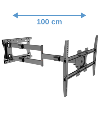  XTRARM Crius 100 cm Rotate VESA 600 TV Beugel zwart