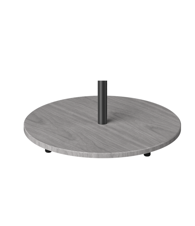 XTRARM Arius TV floorstand grey wood print - Copy