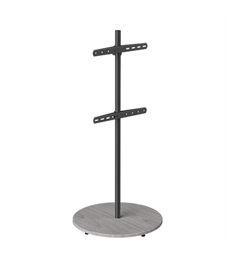  XTRARM Arius TV floorstand grey wood print - Copy