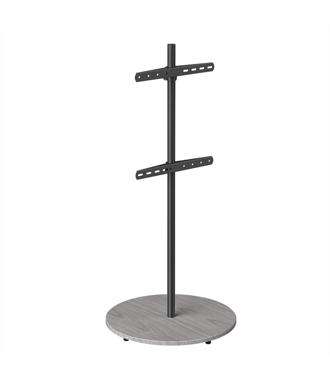 XTRARM Arius TV floorstand grey wood print - Copy