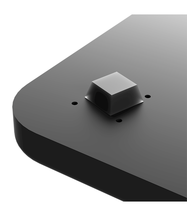 XTRARM Arius TV standaard zwart X voet