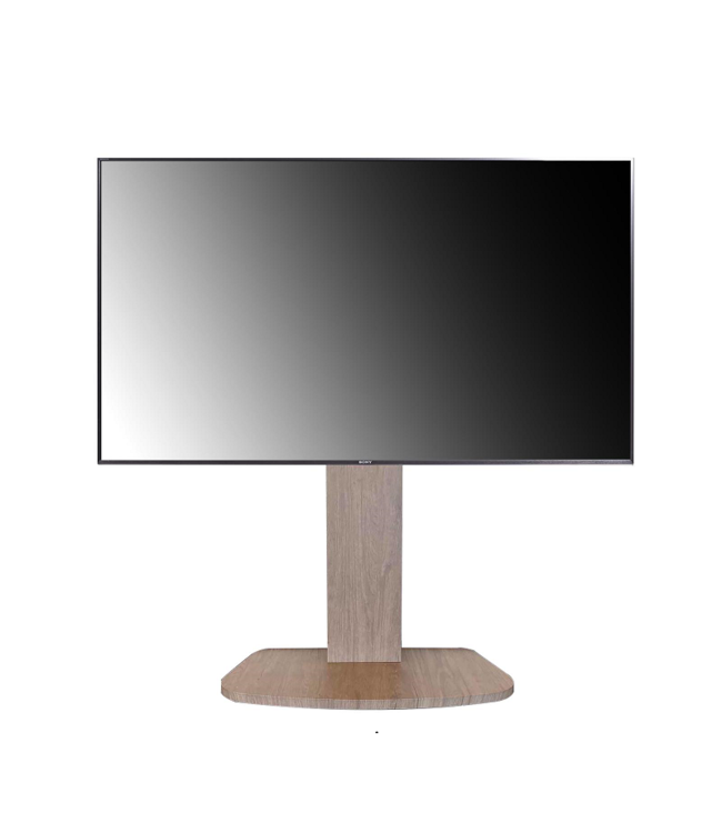 XTRARM Ferro TV floorstand Grey wood print