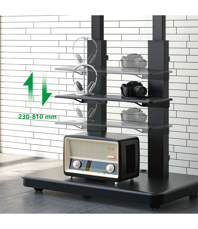 XTRARM XTRARM TV standaard Duolite manueel zwart