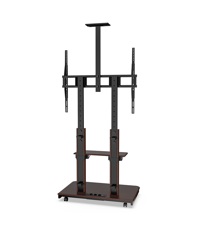 XTRARM XTRARM TV standaard Duolite manueel zwart walnoot