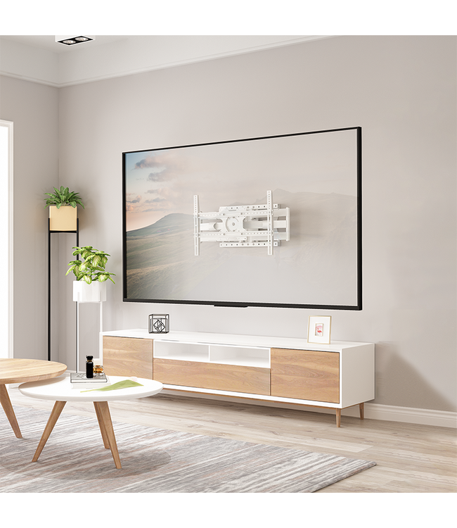 XTRARM XTRARM Cratos 80 cm double Rotate 600 TV beugel wit