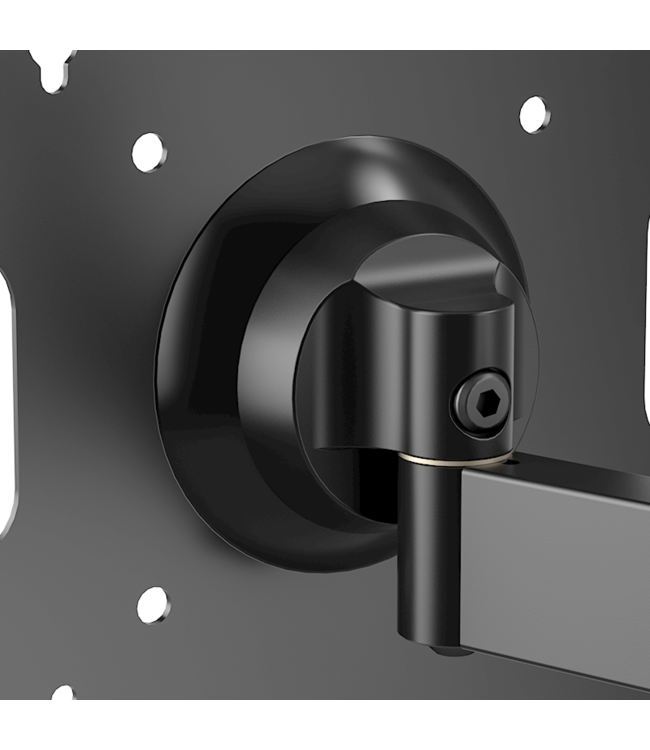 XTRARM 2e Kansje Axis XL 108.5 cm Draai- en Kantelbare TV Beugel Zwart