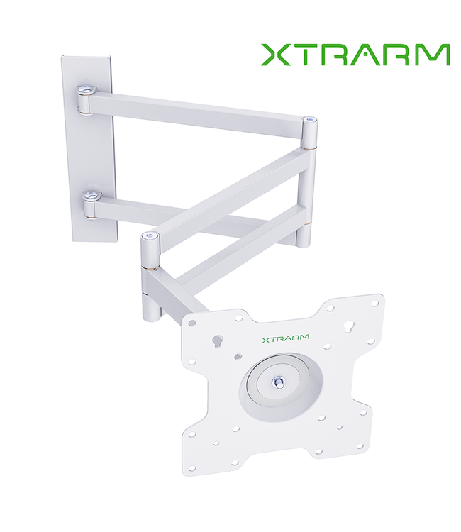 XTRARM Axis XL 108.5 cm Draai- en Kantelbare TV Beugel wit