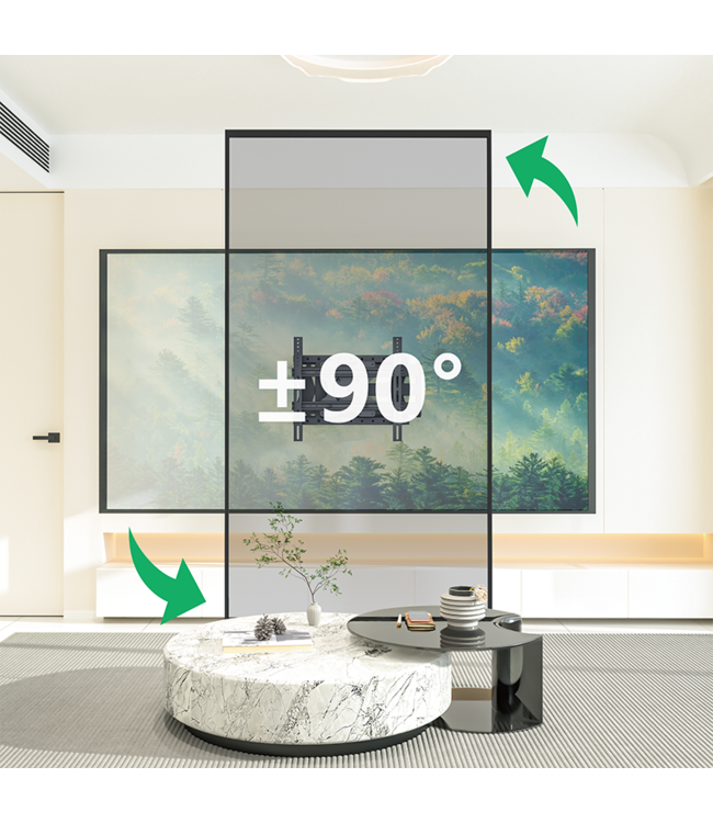 XTRARM Tantal 80 cm Flex VESA 400 TV Beugel zwart